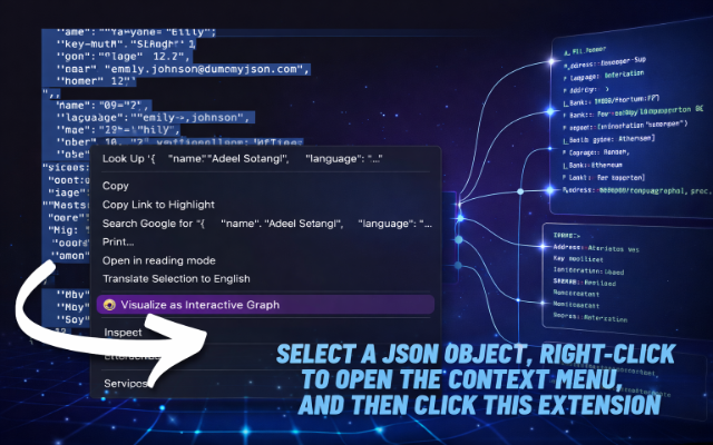 JSON Viewer – Visualize JSON as Interactive Graphs - 截图 3