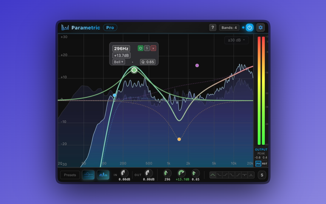 Parametric EQ - Tab Equalizer with Volume Control - 截图 1