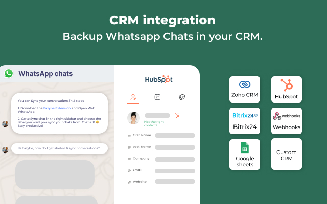 WhatsApp AI Agents With CRM Integration | Eazybe - 截图 3