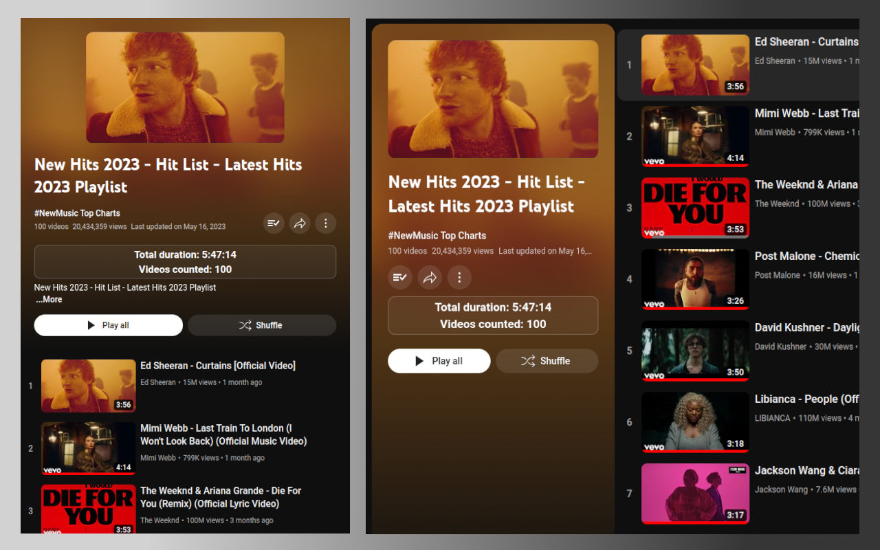 YouTube Playlist Duration bar - 截图 2
