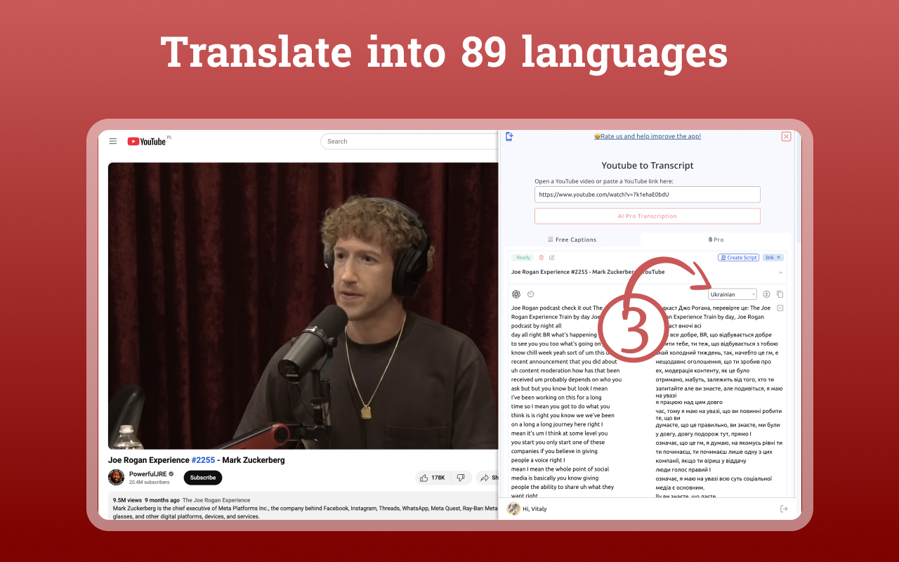 Youtube Transcribe - 截图 2