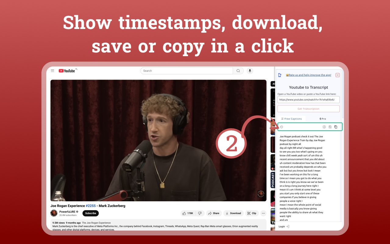 Youtube Transcribe - 截图 3