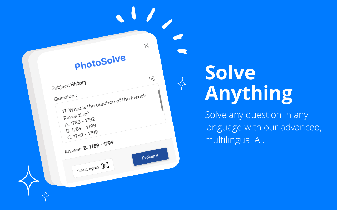 PhotoSolve - Scan & Solve Any Question - 截图 2