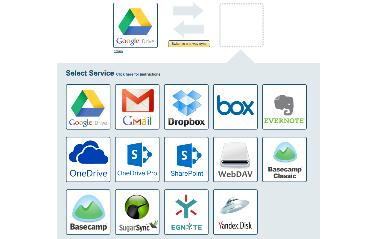 Backup and Sync Google Drive to other clouds - 截图 3