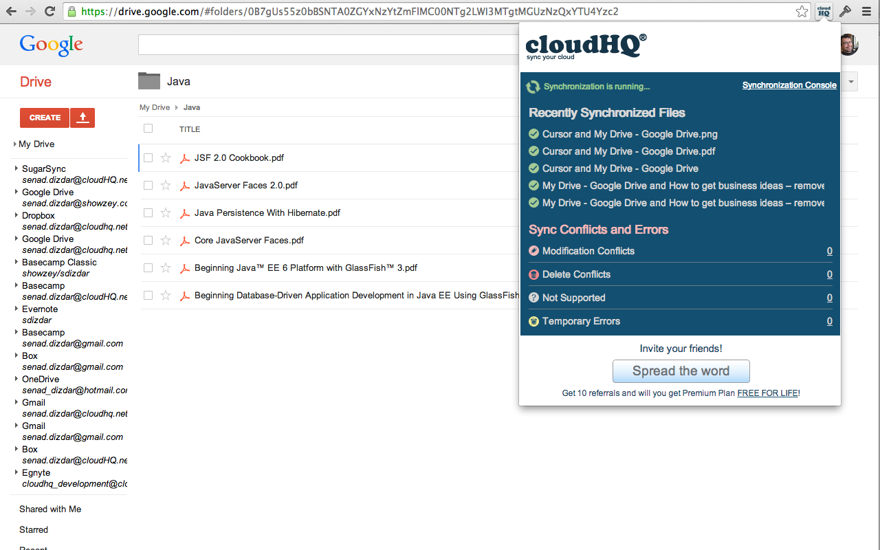 Backup and Sync Google Drive to other clouds - 截图 4