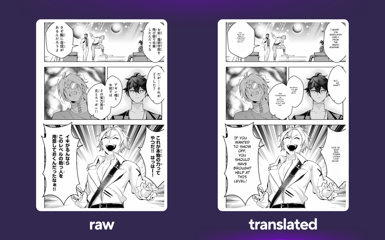 Manga Translator Extension - 截图 4