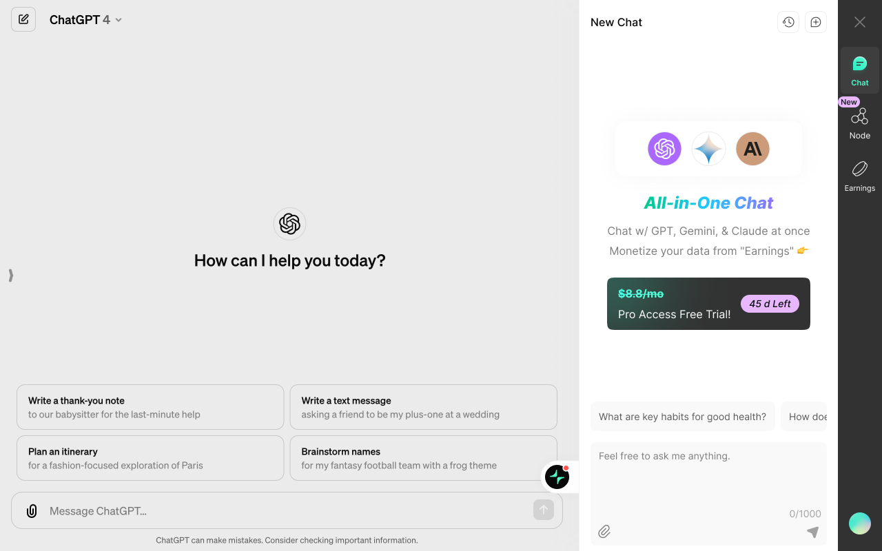 Gata: All-in-One AI Platform with Passive Rewards - 截图 2