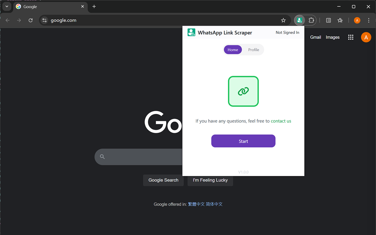 提取 WA 群组和联系人链接 - WhatsApp 抓取工具 - 截图 3