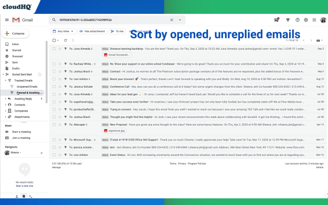 Free Email Tracker by cloudHQ - 截图 4