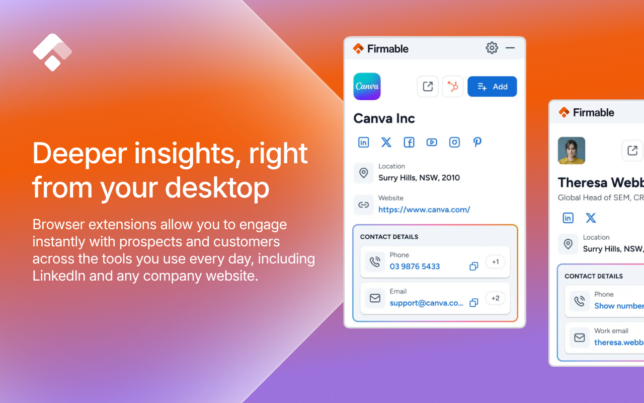 Firmable: Australia’s go-to B2B database - 截图 3