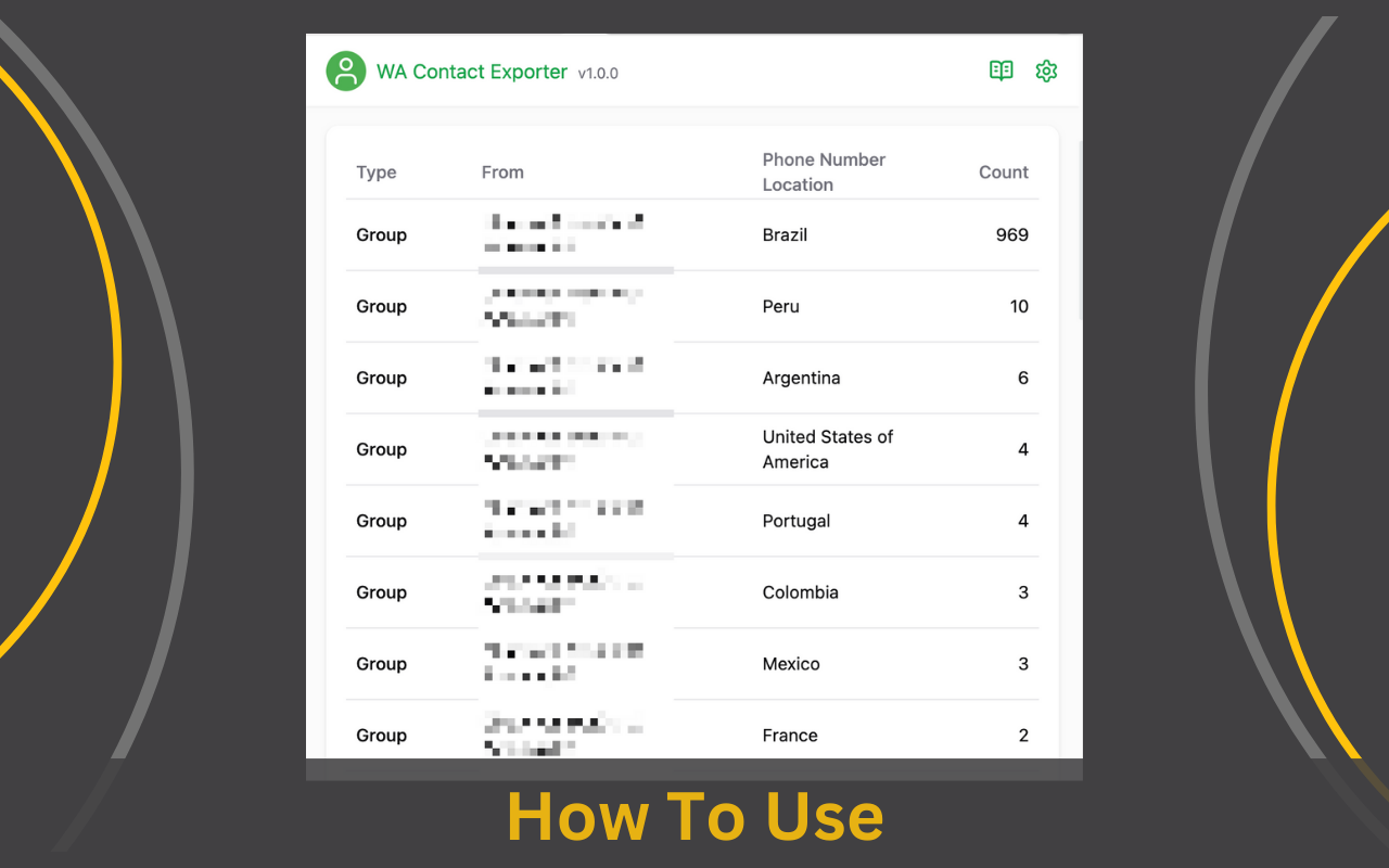WA Contact Export - 截图 2