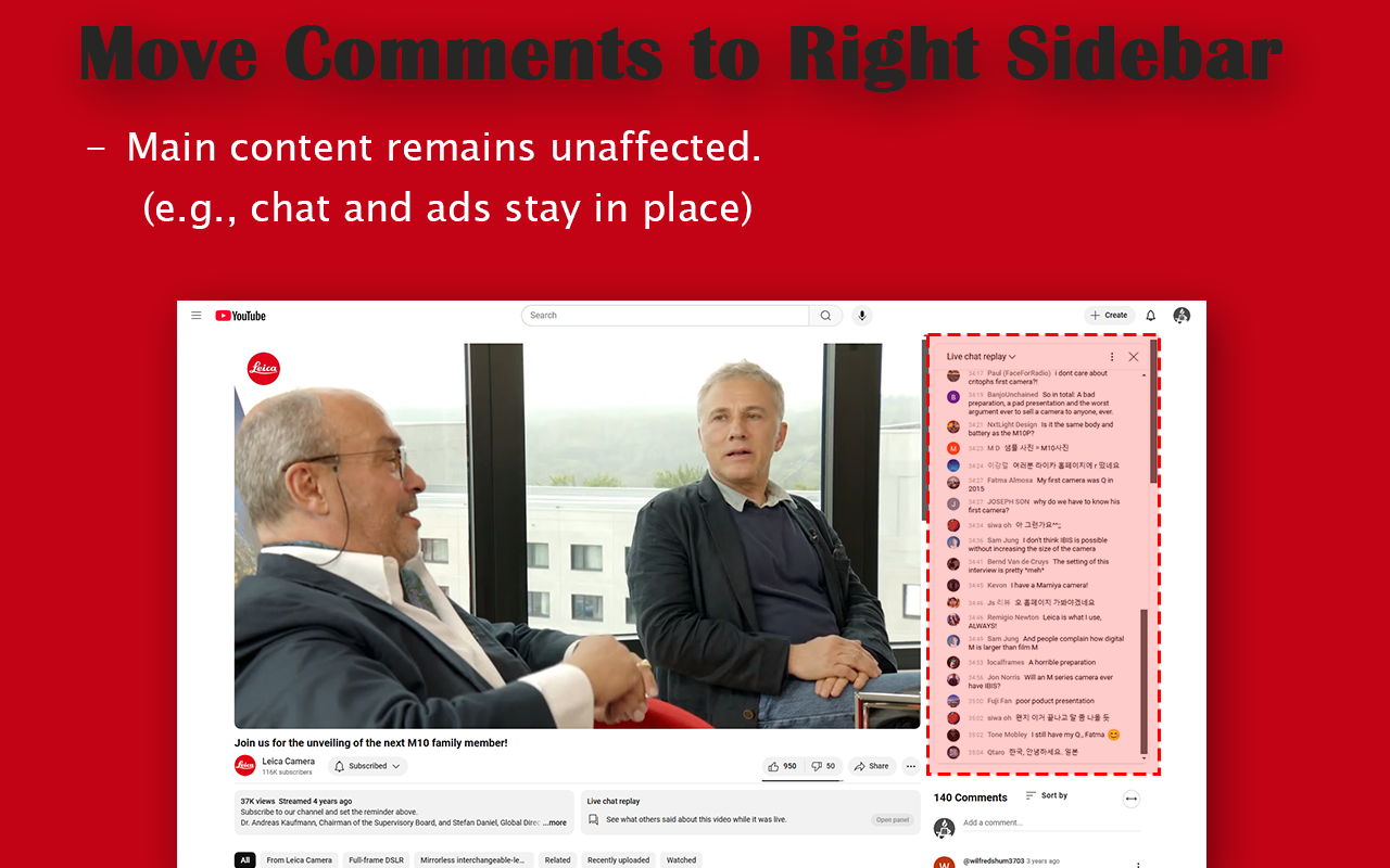 YouTube Layout Customizer - 截图 4