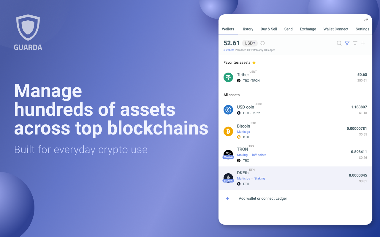 Guarda Crypto Wallet - 截图 3