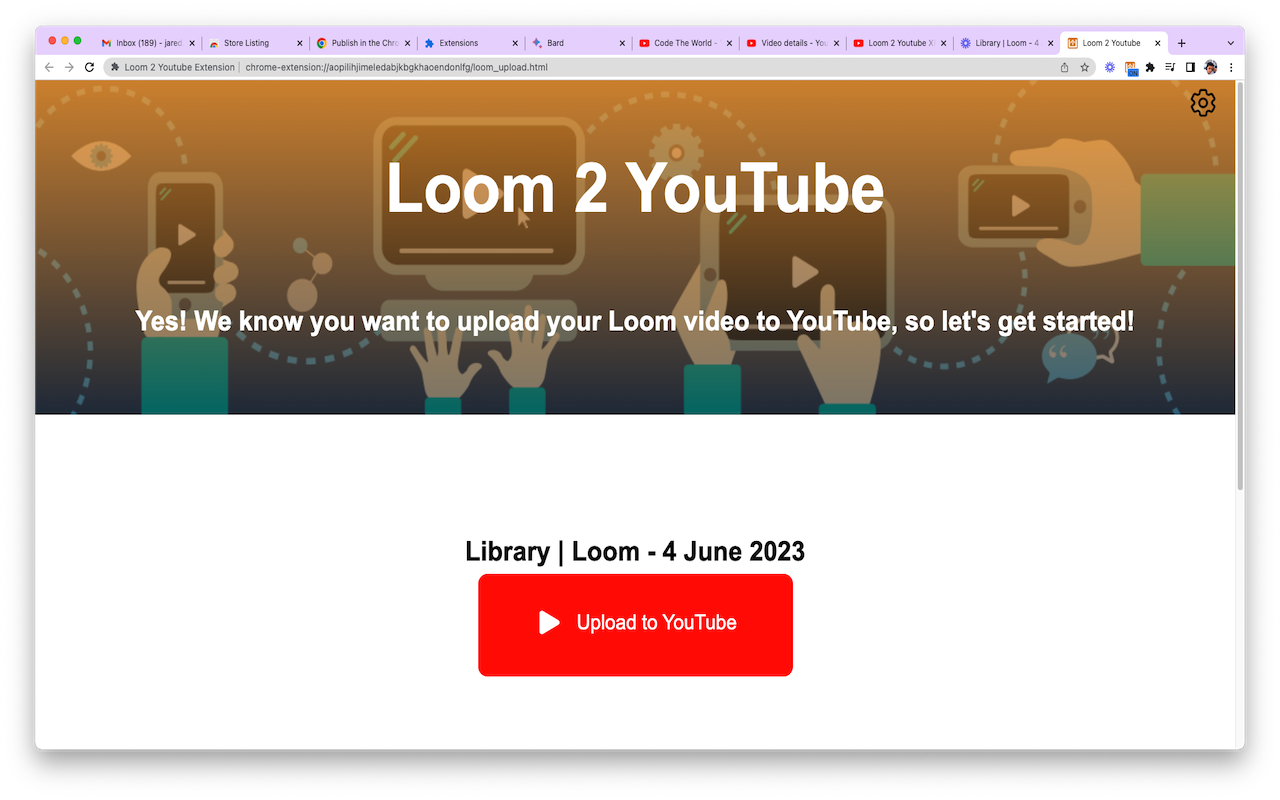 Loom 2 Youtube Extension - 截图 3