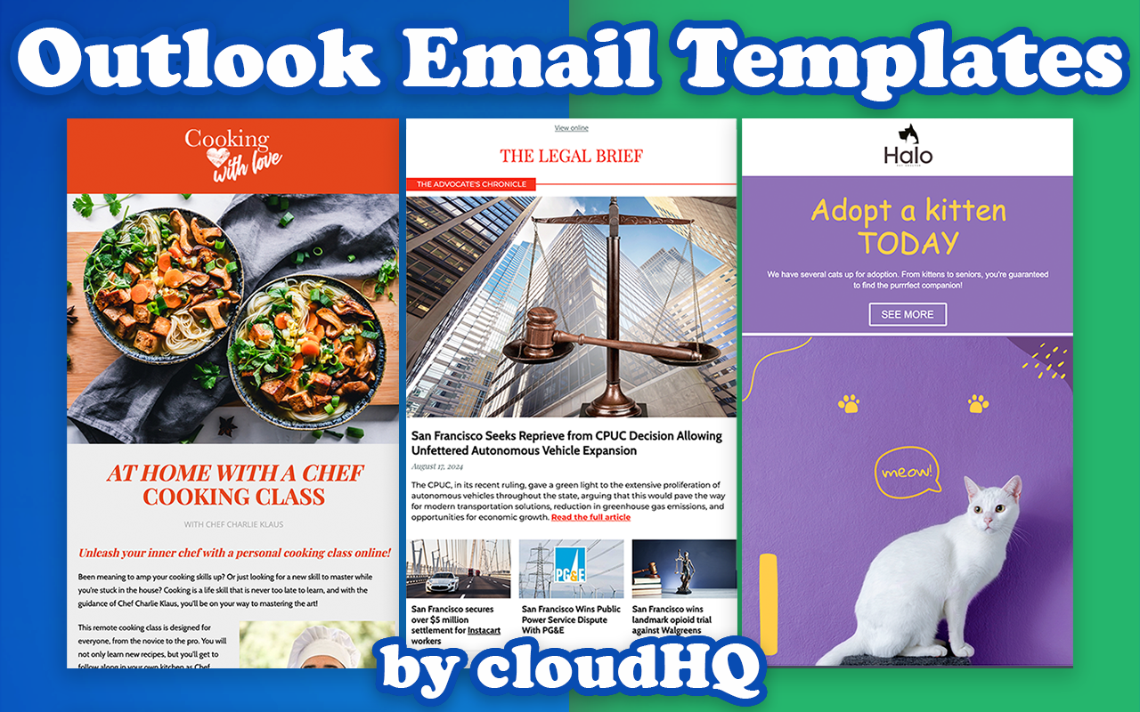 Outlook Templates by cloudHQ - 截图 2