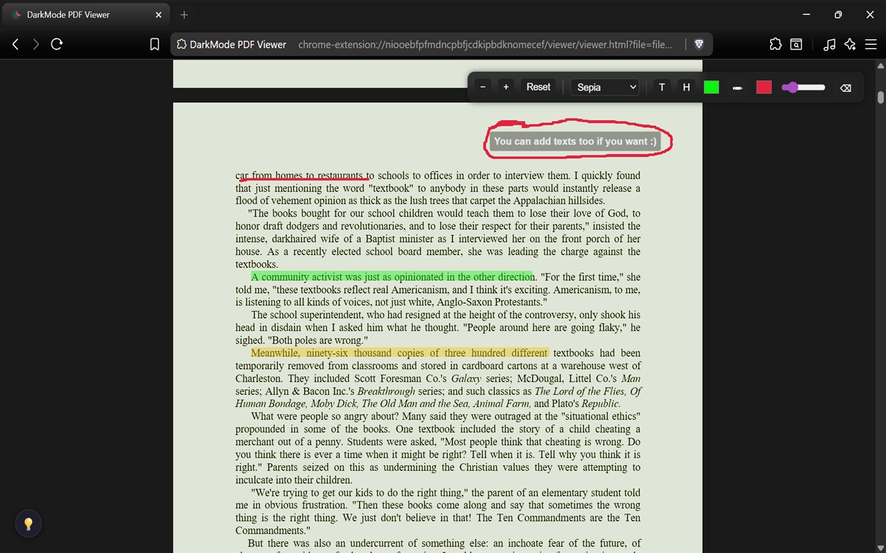 Eclipse PDF – Dark Mode Reader & Notes - 截图 1