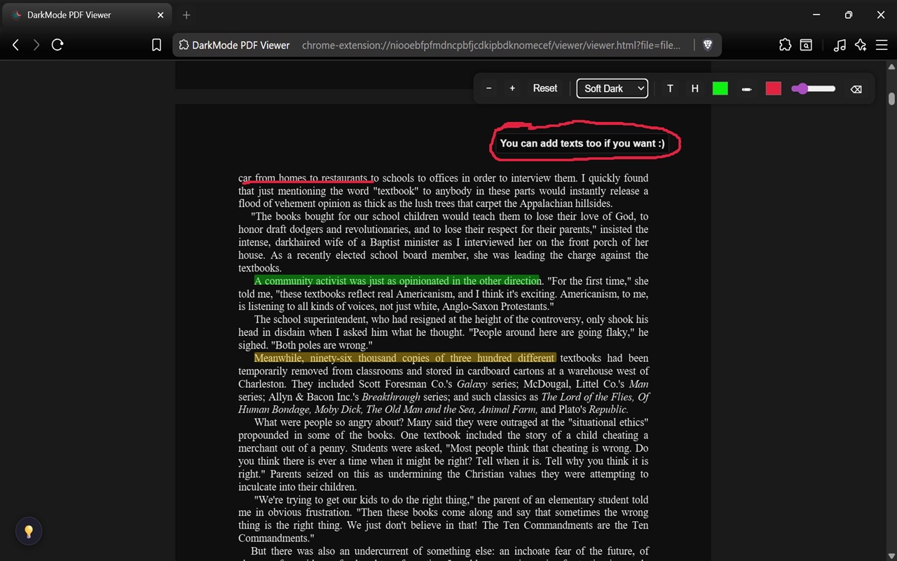 Eclipse PDF – Dark Mode Reader & Notes - 截图 5