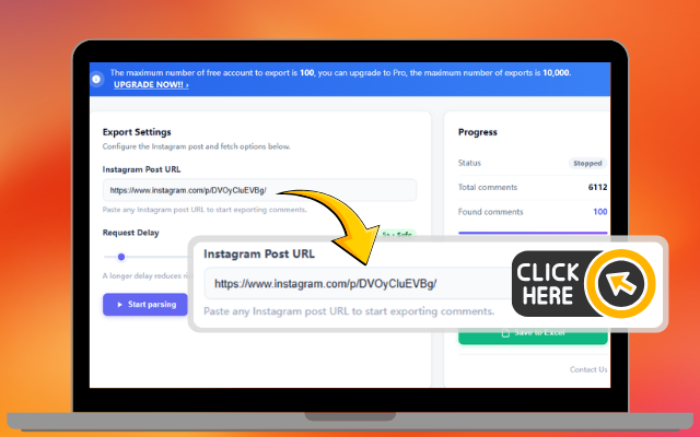 IG Comment Export Tool - 截图 2