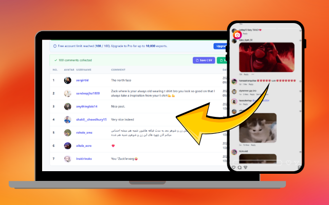 IG Comment Export Tool - 截图 4