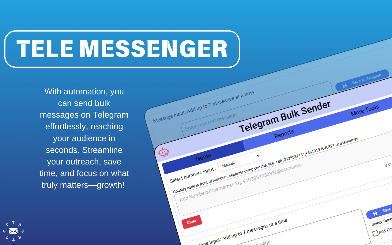 Telegram 群发工具 - 截图 3