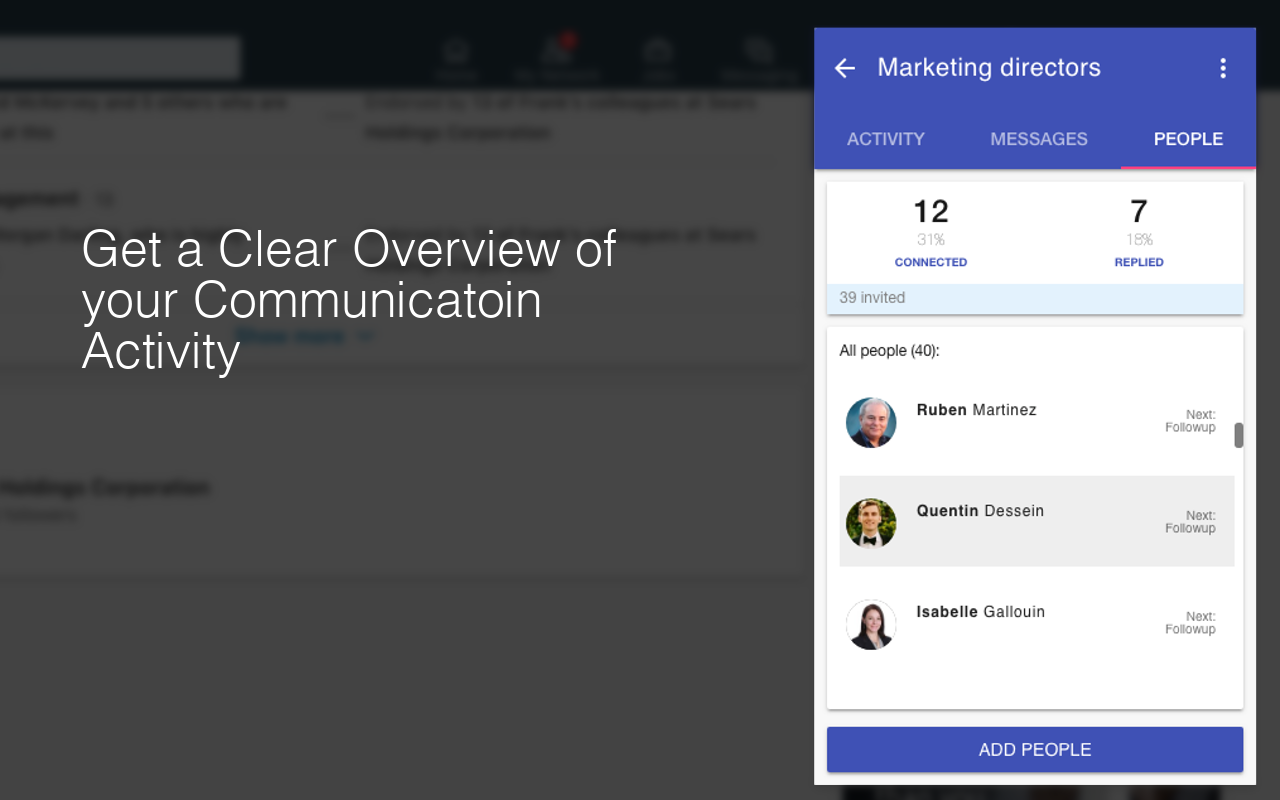 InTouch: LinkedIn Messages & Contacts Manager - 截图 3
