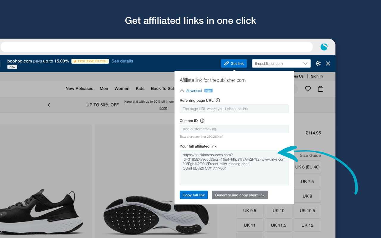 Skimlinks Editor tool - 截图 2