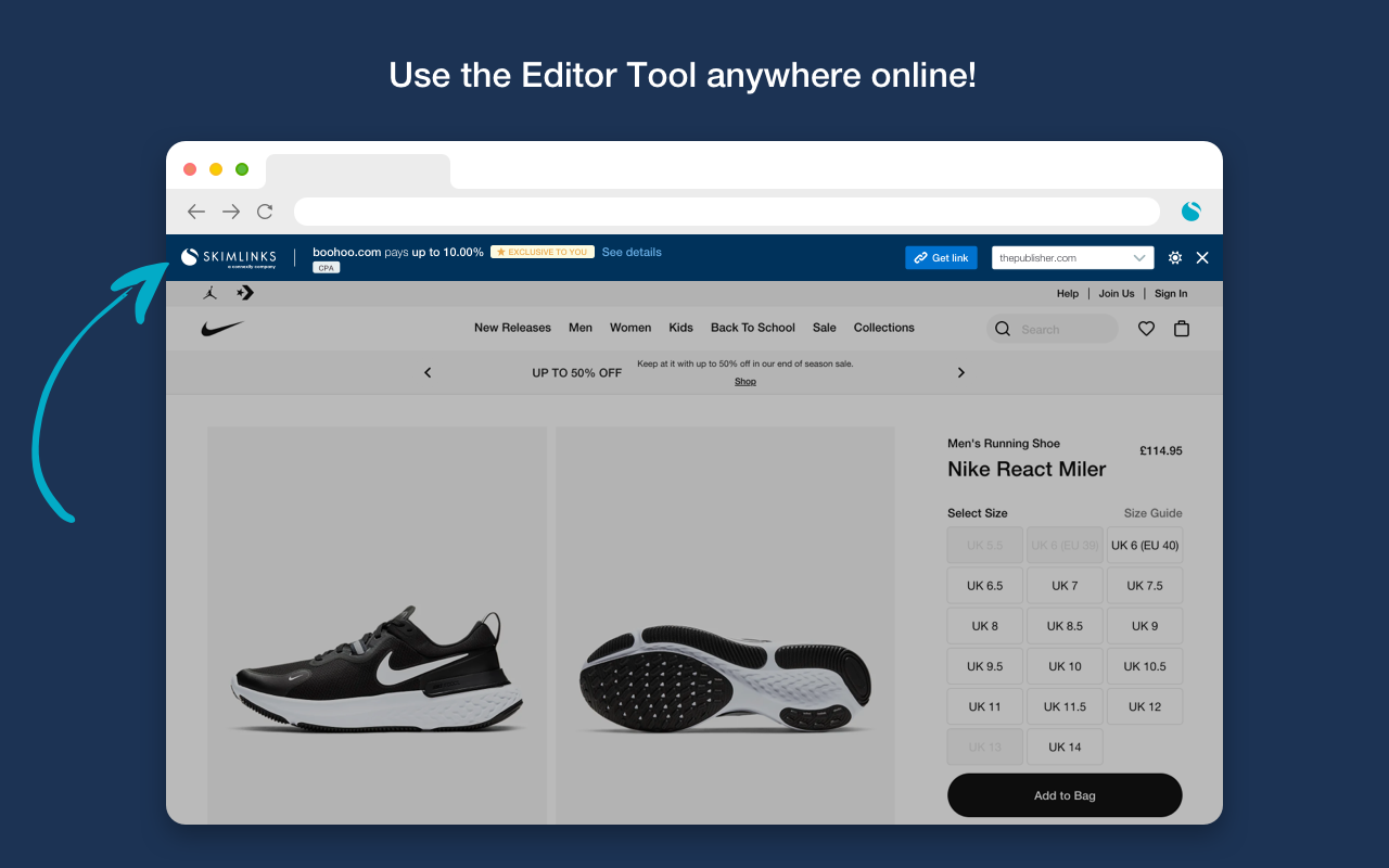 Skimlinks Editor tool - 截图 4