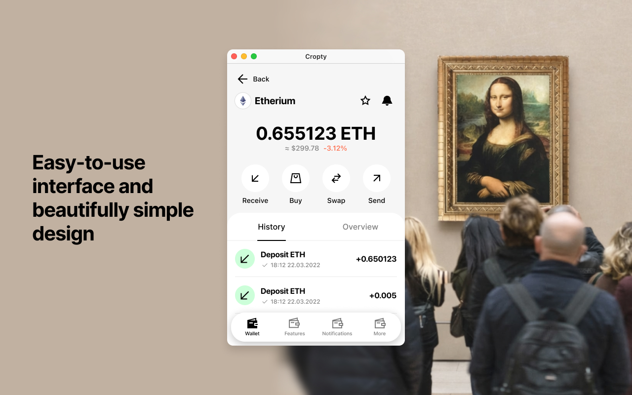 Crypto wallet – Bitcoin & USDT - 截图 1