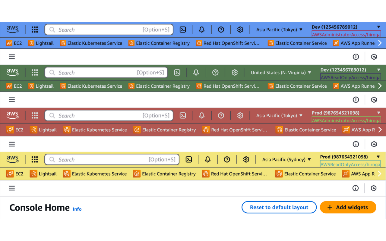 AWS Peacock Management Console - 截图 2