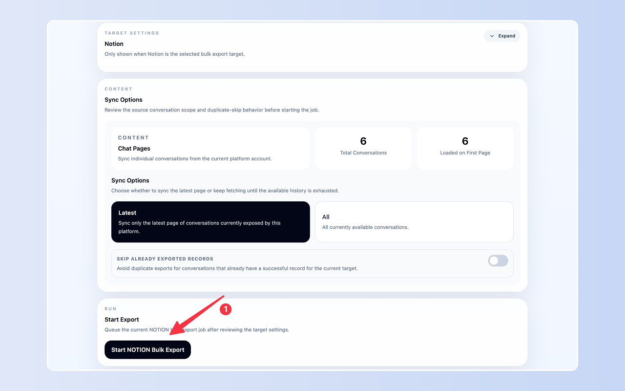 AI Chats Exporter - 一键批量保存所有对话 - 截图 2