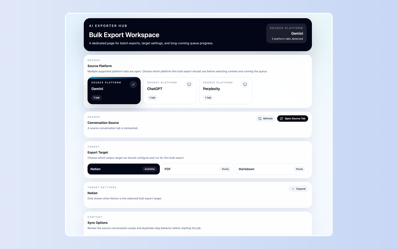 AI Chats Exporter - 一键批量保存所有对话 - 截图 4