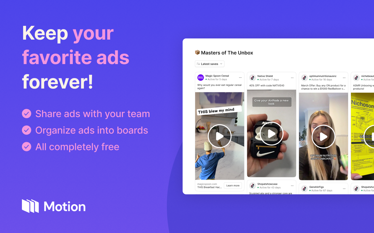 Motion - Ship more winning ads - 截图 2