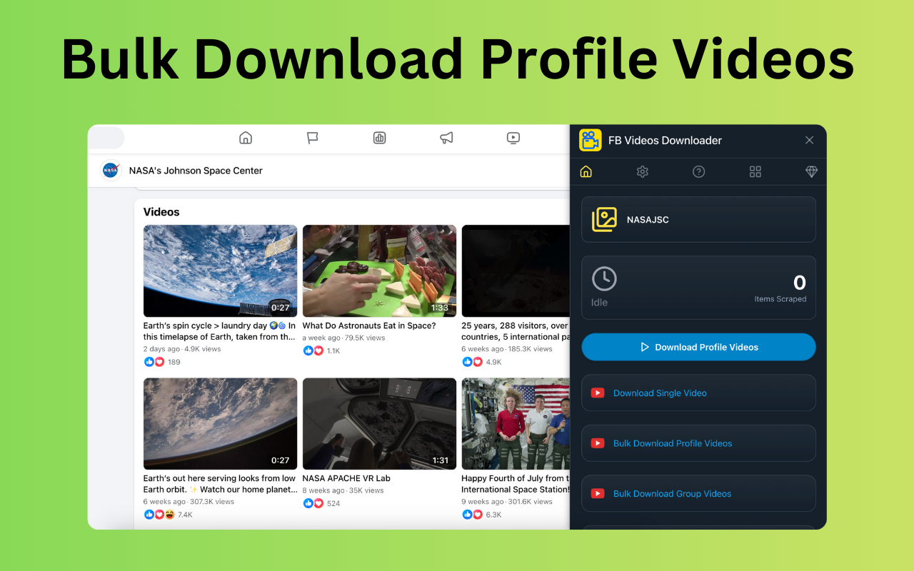 FB Videos Downloader - Save Facebook Videos - 截图 1
