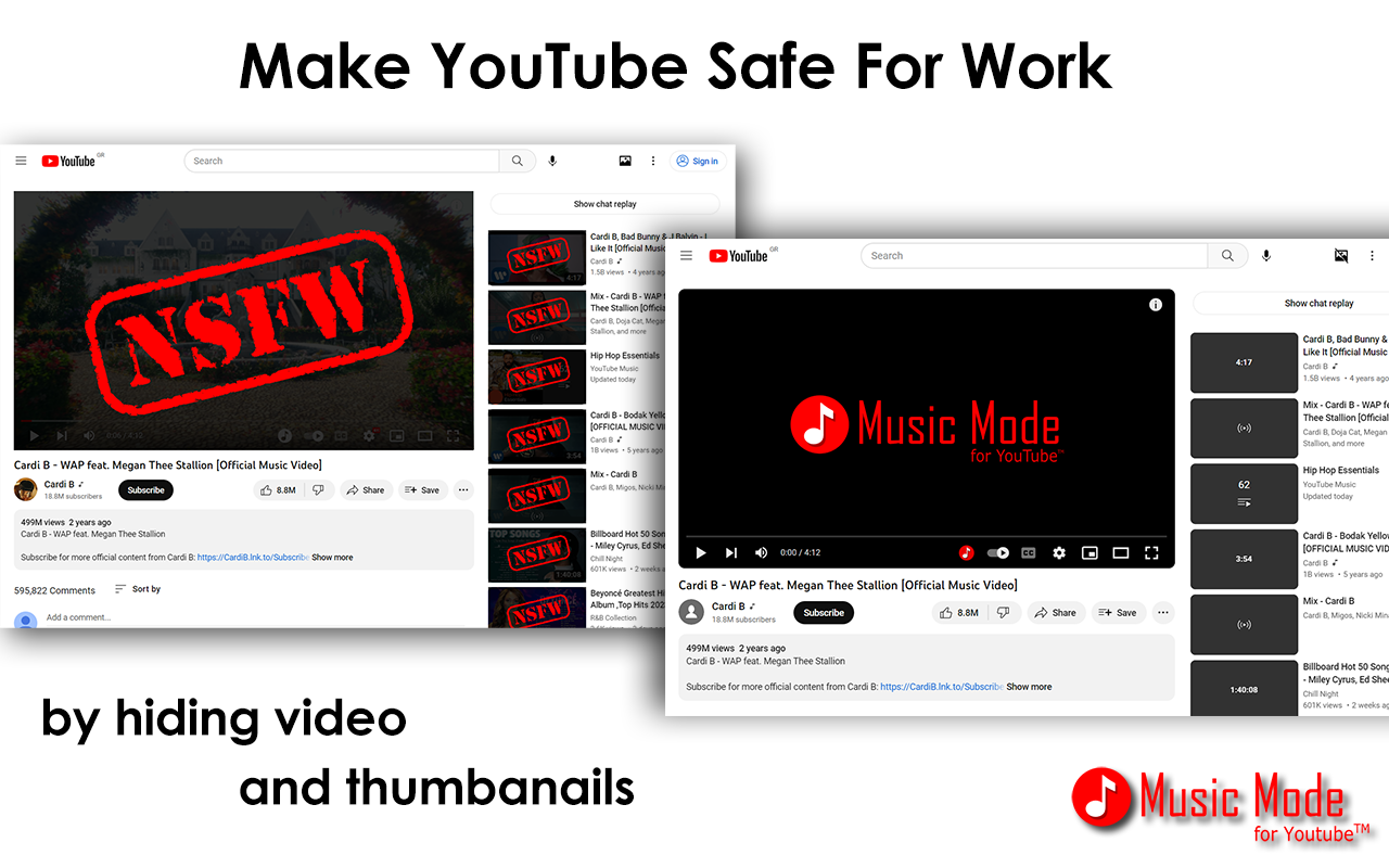 Music Mode for YouTube™ - 截图 2