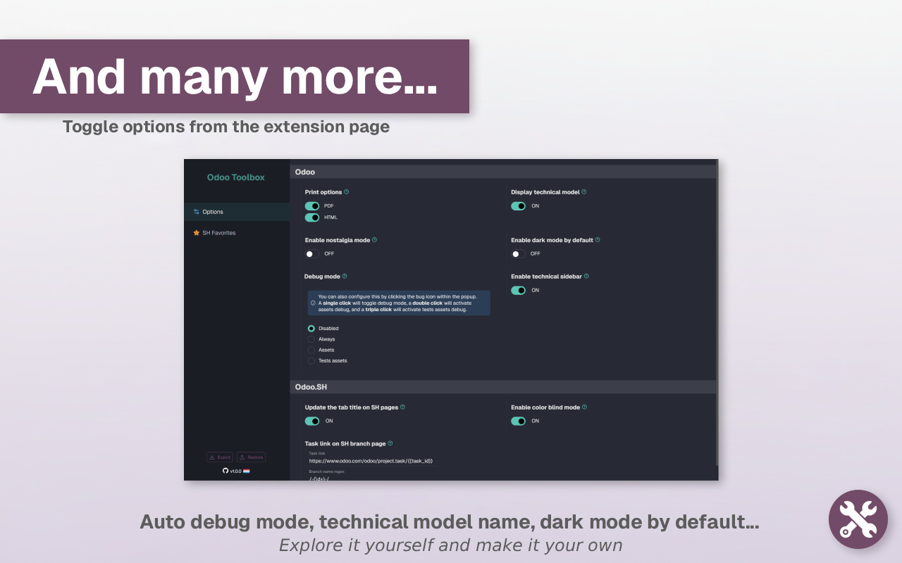 Odoo Toolbox - 截图 5