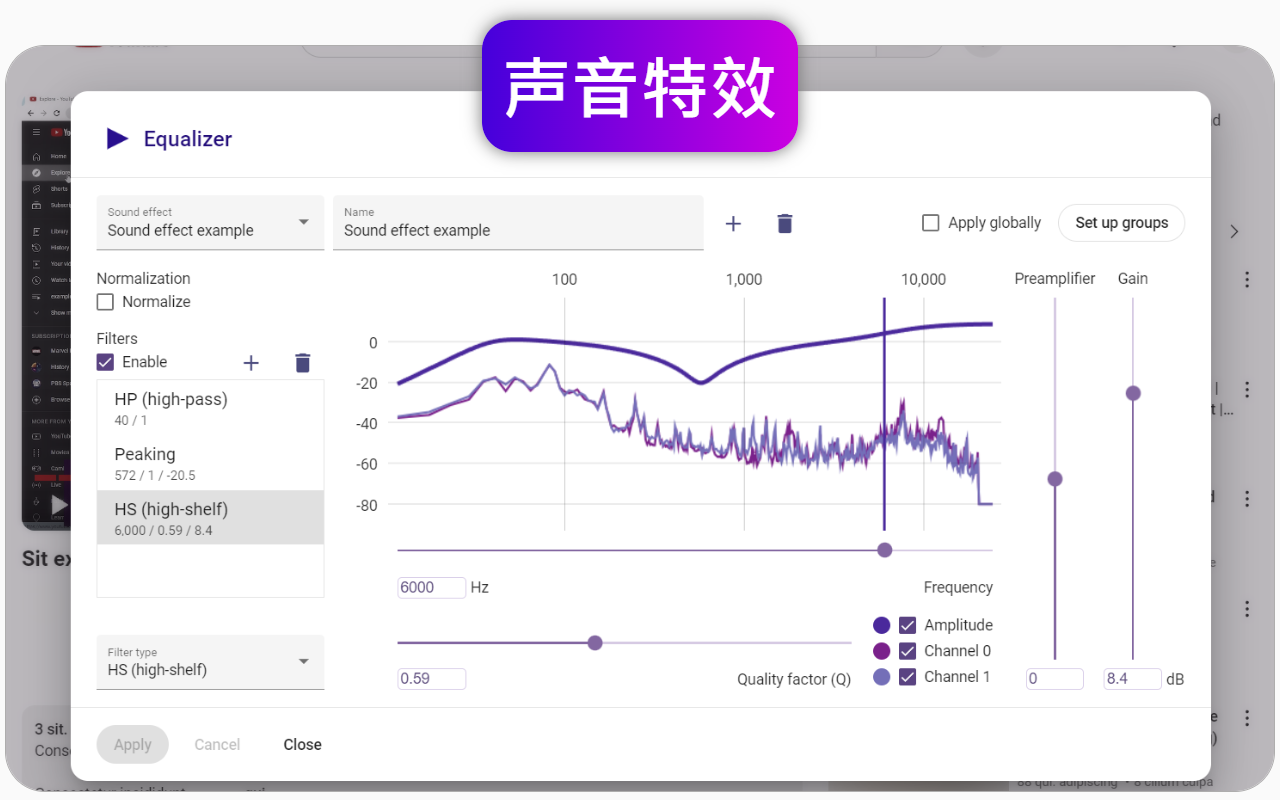 YouTube™专用Channel groups and rating扩展程序 - 截图 3