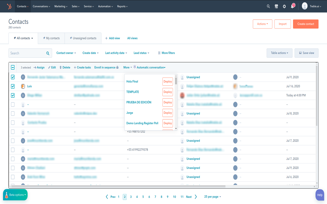 Treble.ai HubSpot Integration - 截图 4