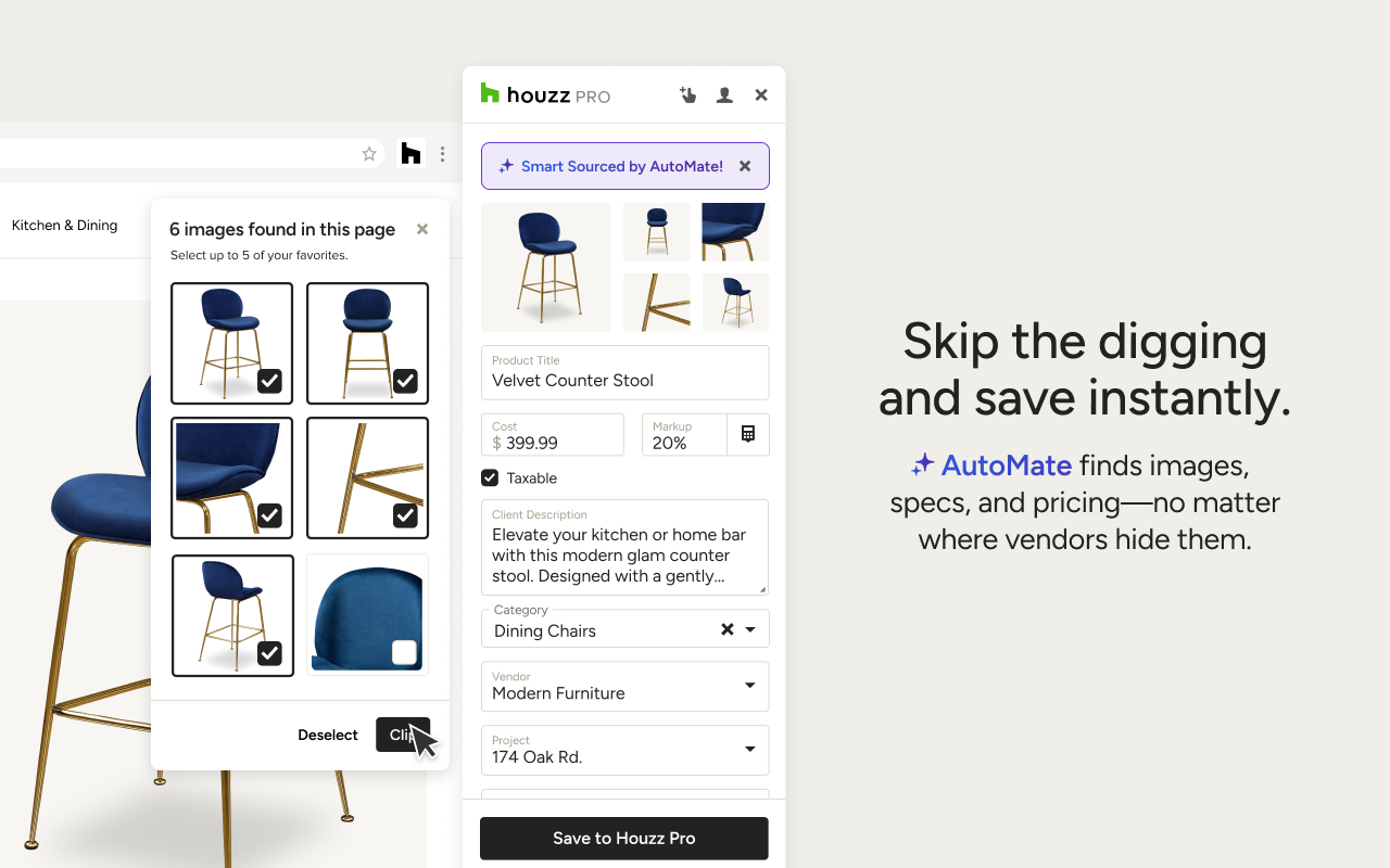 Houzz Pro Clipper - 截图 4