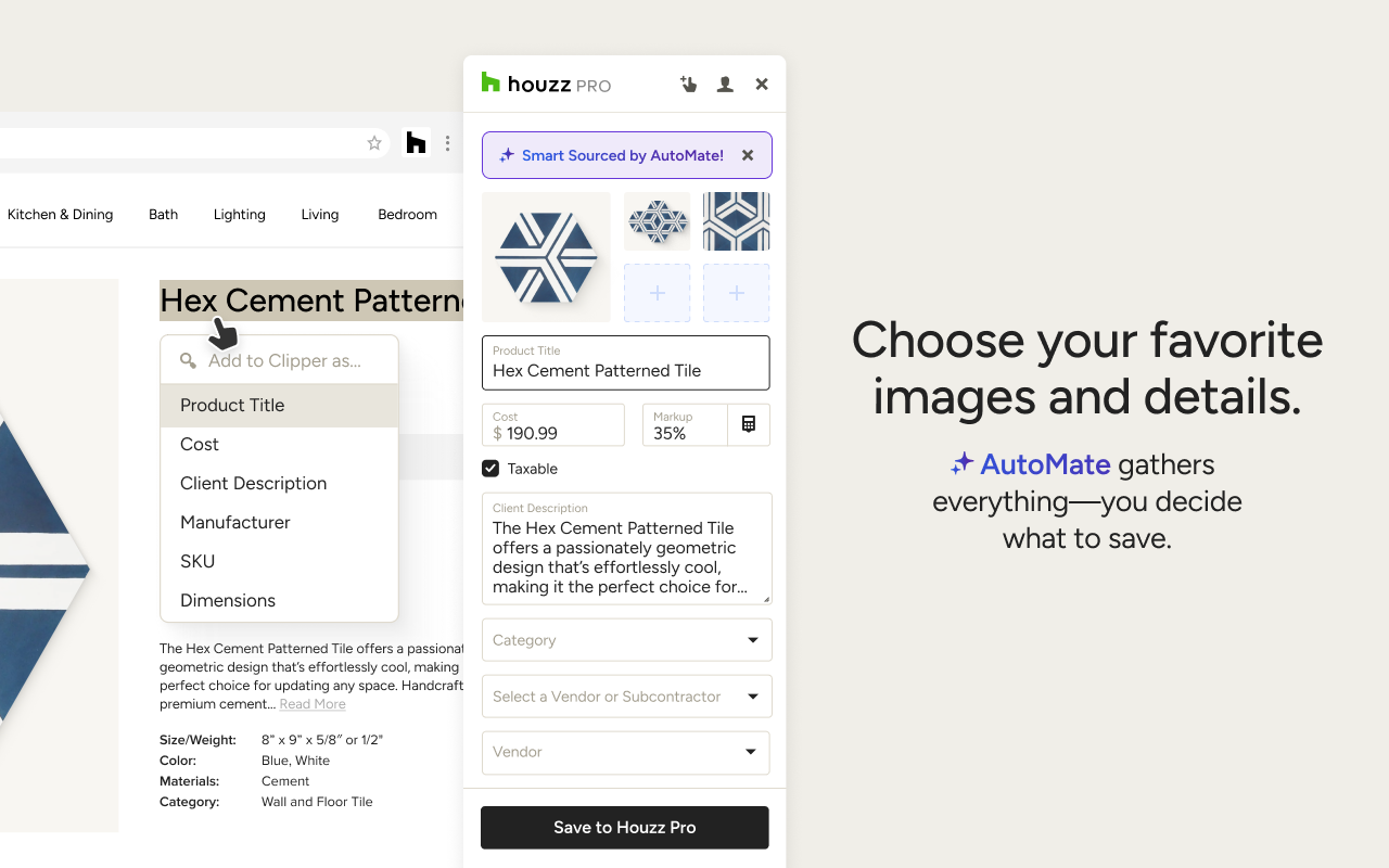 Houzz Pro Clipper - 截图 5