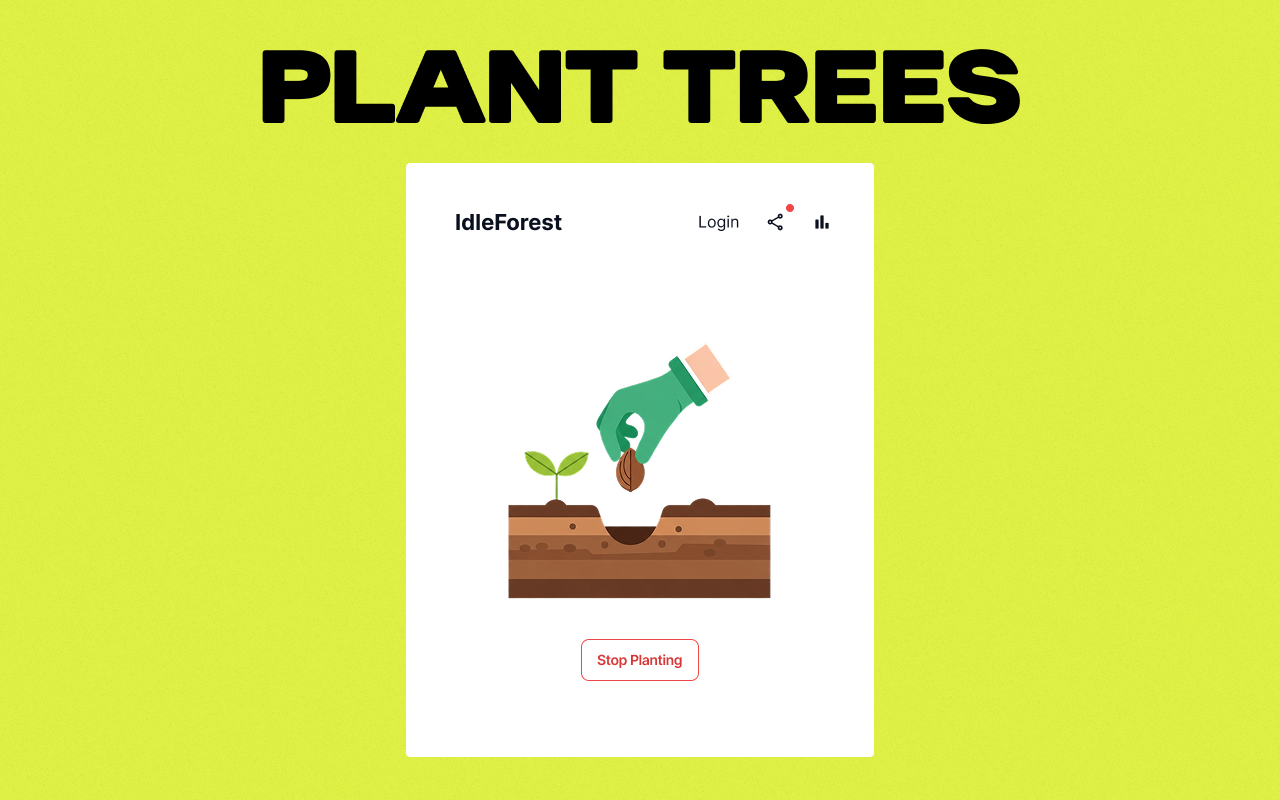 Idle forest - Plant trees for free! - 截图 3
