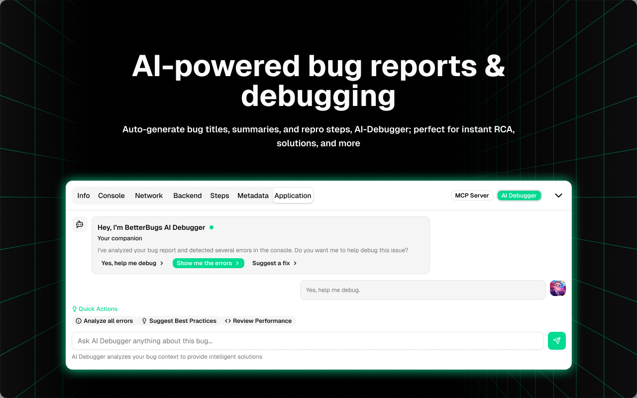 BetterBugs: Create precise bug reports with 1-click - 截图 2