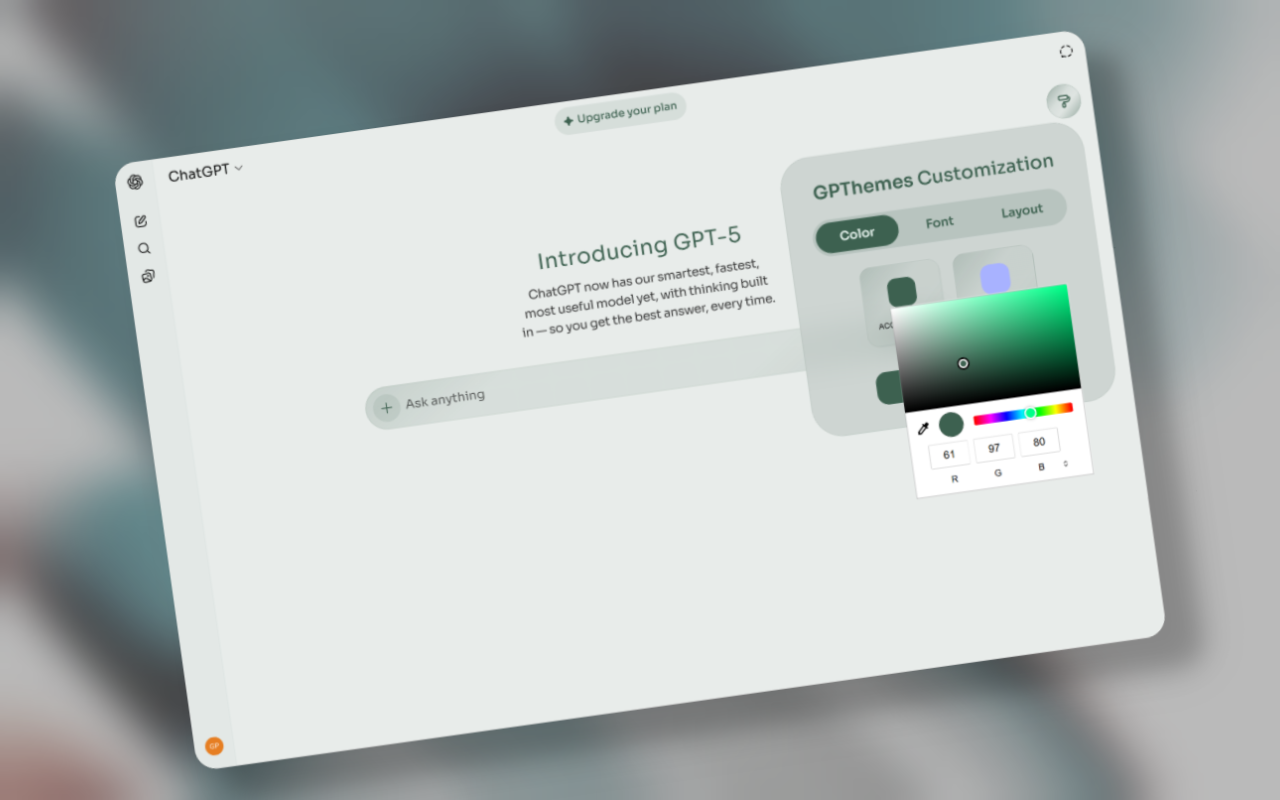 GPThemes - ChatGPT Customization & Tweaks - 截图 3