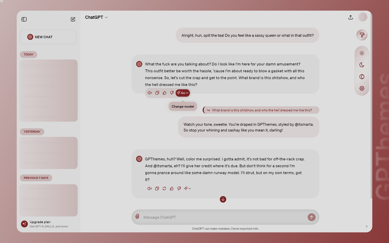 GPThemes - ChatGPT Customization & Tweaks - 截图 4
