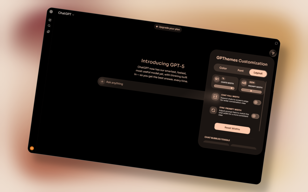 GPThemes - ChatGPT Customization & Tweaks - 截图 5
