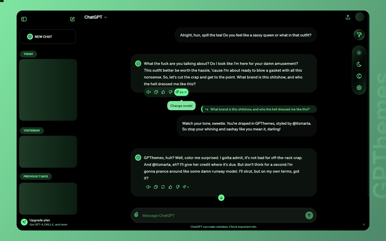 GPThemes - ChatGPT Customization & Tweaks - 截图 6