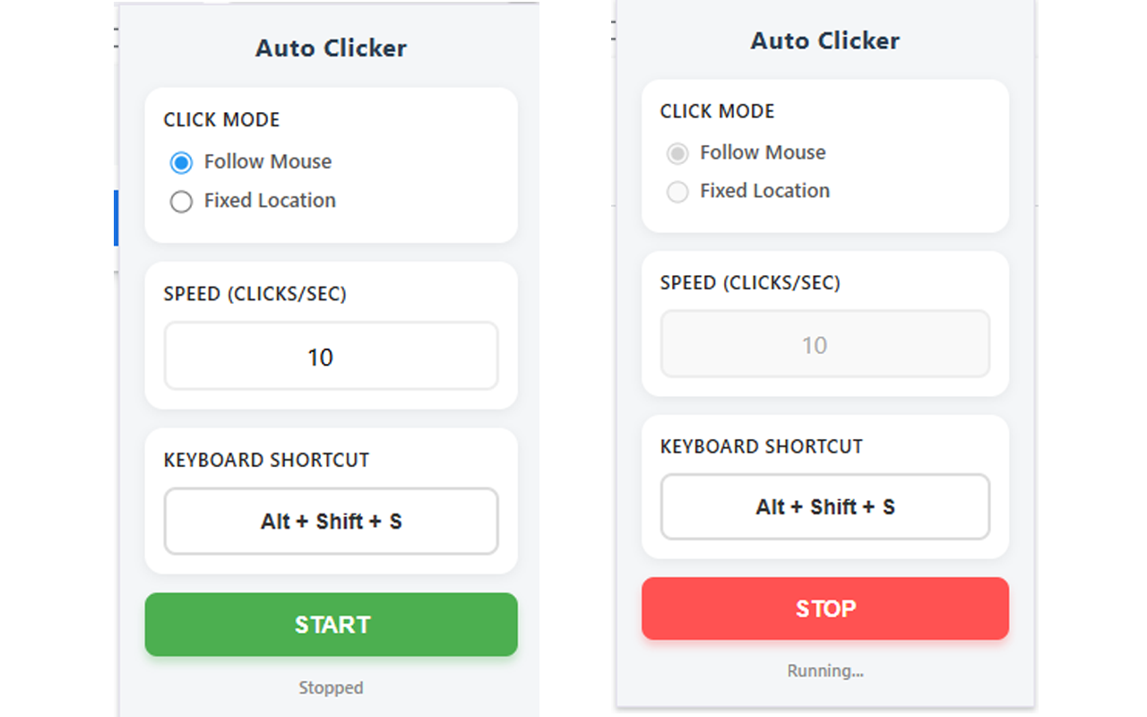 Simple Auto Clicker - 截图 1