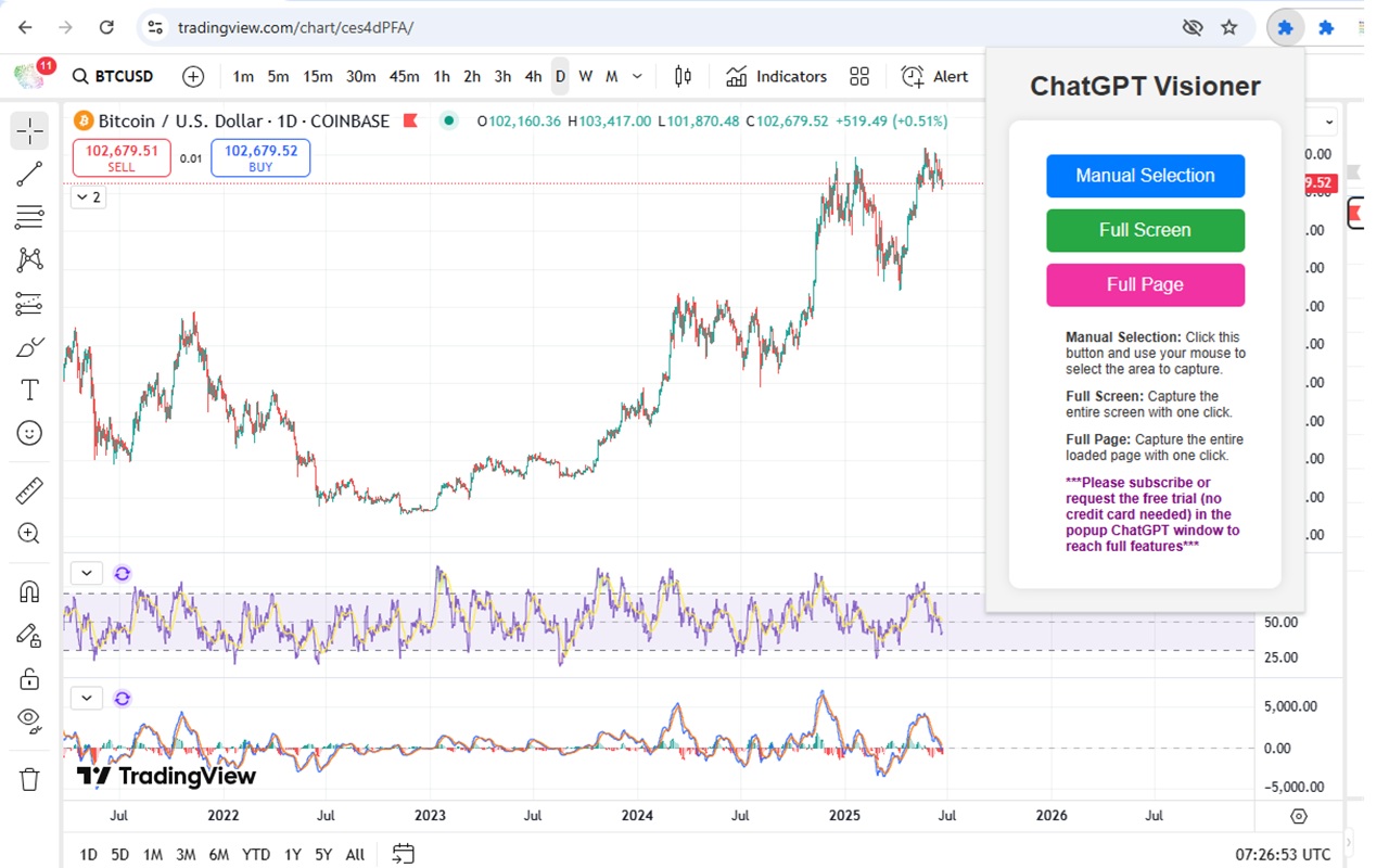 ChatGPT Visioner for Screenshot Reading and Analysis - 截图 5