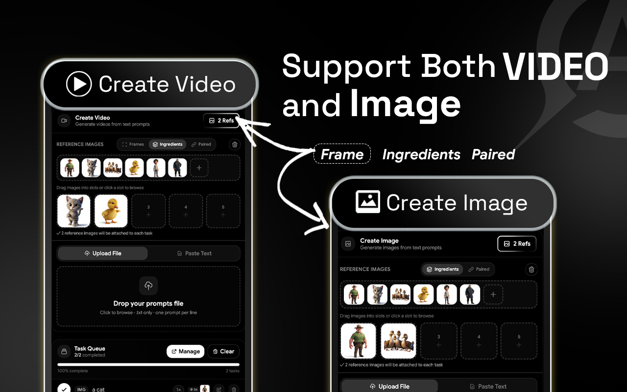 Grok Automator – Auto Grok Bulk Image & Video Generator - 截图 3