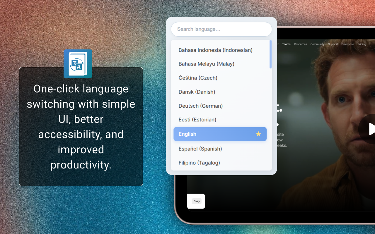 NotebookLM Language Switcher - 截图 1