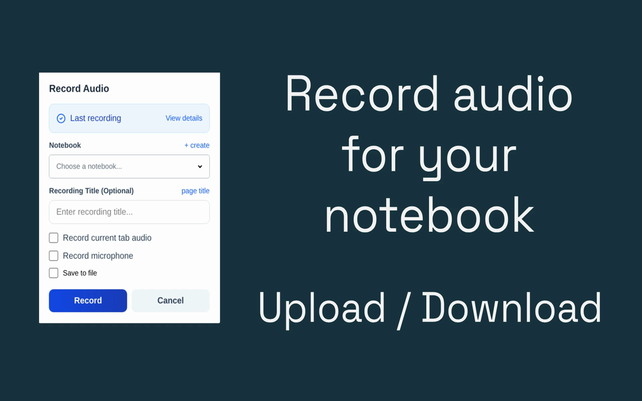 NotebookLM 扩展 - ExtendLM - 截图 1